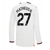 Manchester City Matheus Nunes #27 Auswärtstrikot 2023-24 Langarm